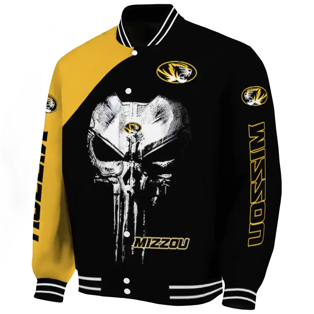 missouri tigers edgy mask black varsity jacket best selling missouri tigers edgy mask black varsity jacket best selling