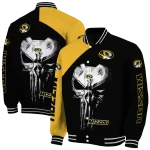 missouri tigers edgy mask black varsity jacket best selling