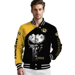 missouri tigers edgy mask black varsity jacket best selling
