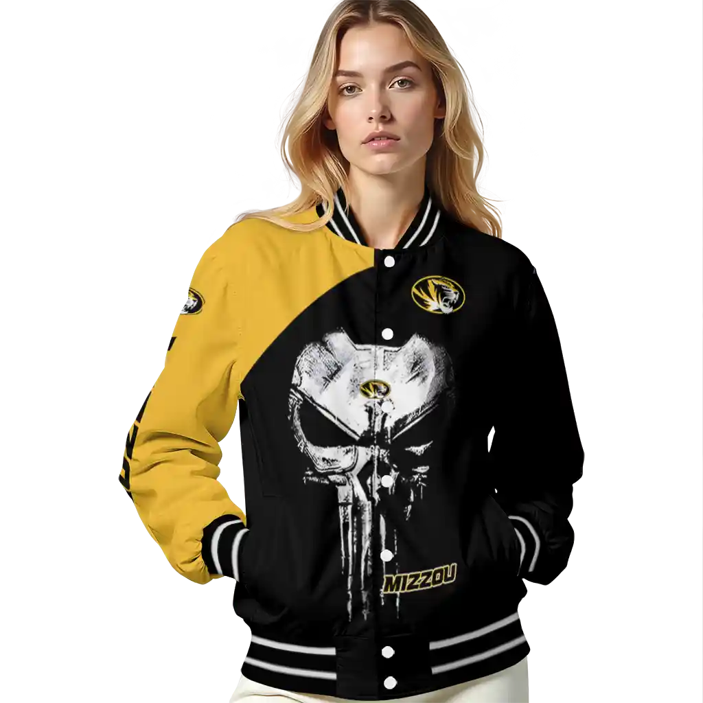 missouri tigers edgy mask black varsity jacket latest model missouri tigers edgy mask black varsity jacket latest model