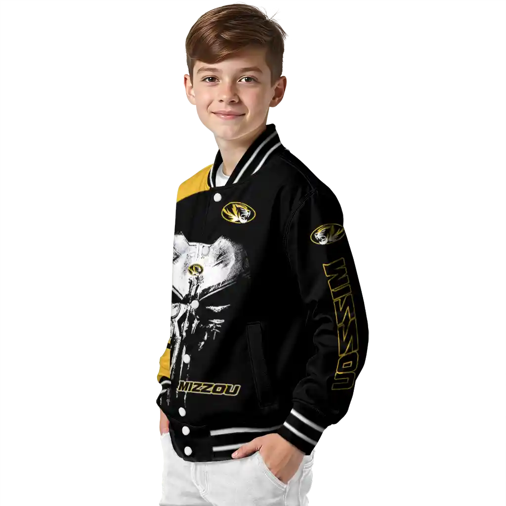 missouri tigers edgy mask black varsity jacket trendy missouri tigers edgy mask black varsity jacket trendy