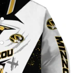 missouri tigers ripped bolt black white varsity jacket best selling