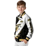 missouri tigers ripped bolt black white varsity jacket best selling