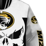 missouri tigers skull outline black white varsity jacket best selling
