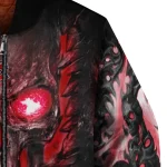 montreal canadiens inferno skull red black bomber jacket best selling