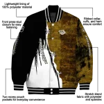 nashville predators distressed slash gold black varsity jacket best selling