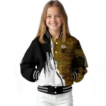 nashville predators distressed slash gold black varsity jacket best selling