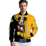 nashville predators mickey mouse gold bomber jacket best selling