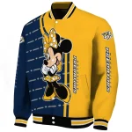 nashville predators minnie mouse gold varsity jacket best selling