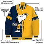 nashville predators snoopy attitude gold varsity jacket best selling