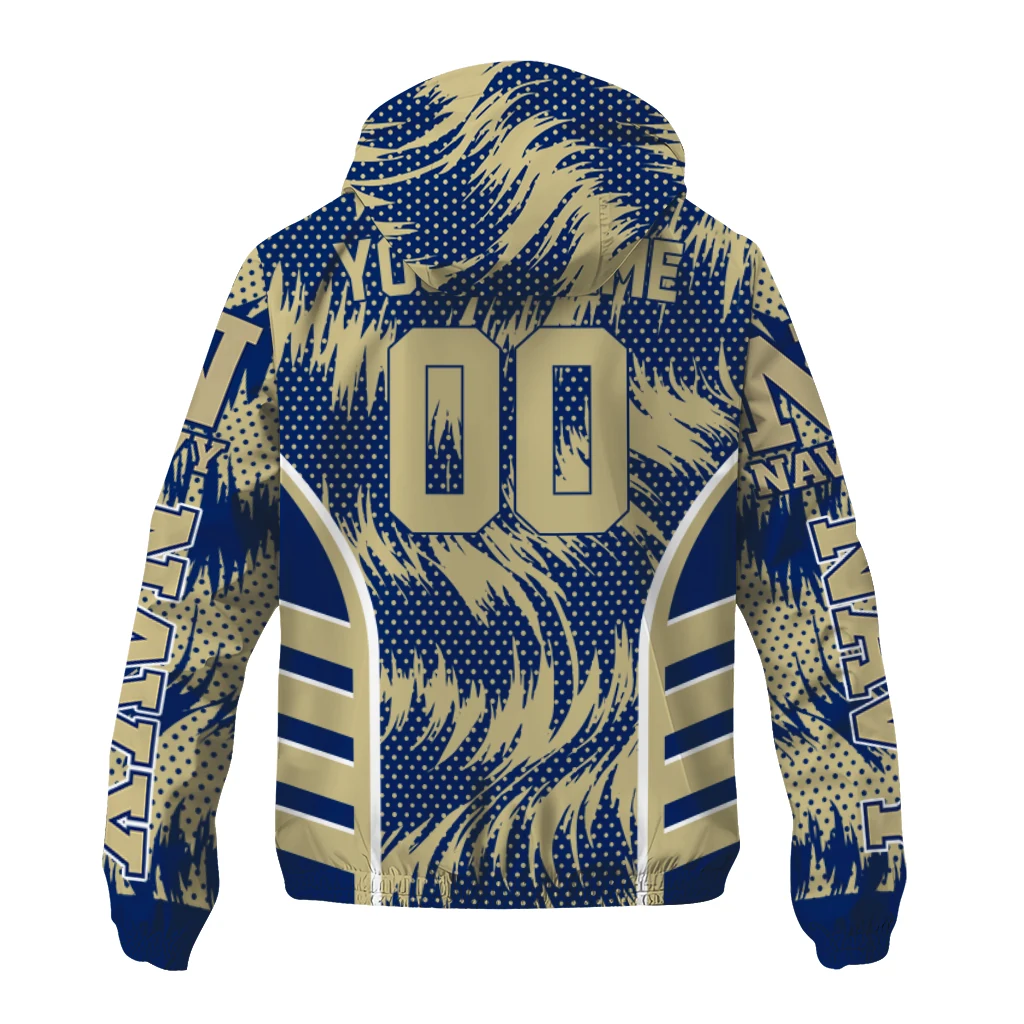 navy midshipmen dynamic heat wave blue windbreaker jacket fashion forward navy midshipmen dynamic heat wave blue windbreaker jacket fashion forward