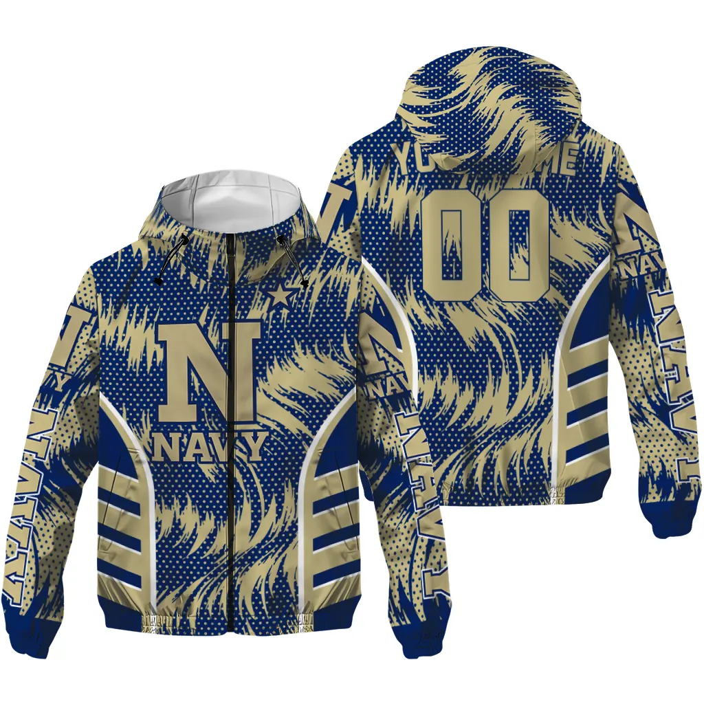 navy midshipmen dynamic heat wave blue windbreaker jacket high quality navy midshipmen dynamic heat wave blue windbreaker jacket high quality