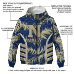 navy midshipmen dynamic heat wave blue windbreaker jacket best selling