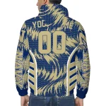 navy midshipmen dynamic heat wave blue windbreaker jacket best selling
