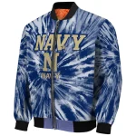 navy midshipmen dynamic rings blue bomber jacket best selling