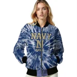 navy midshipmen dynamic rings blue bomber jacket best selling