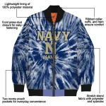 navy midshipmen dynamic rings blue bomber jacket best selling