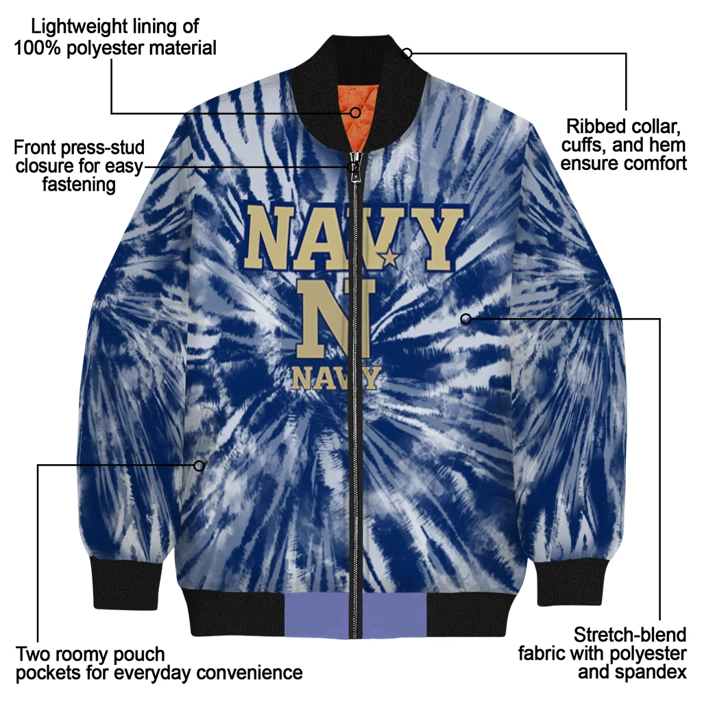 navy midshipmen dynamic rings blue bomber jacket new arrival navy midshipmen dynamic rings blue bomber jacket new arrival