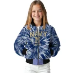 navy midshipmen dynamic rings blue bomber jacket best selling
