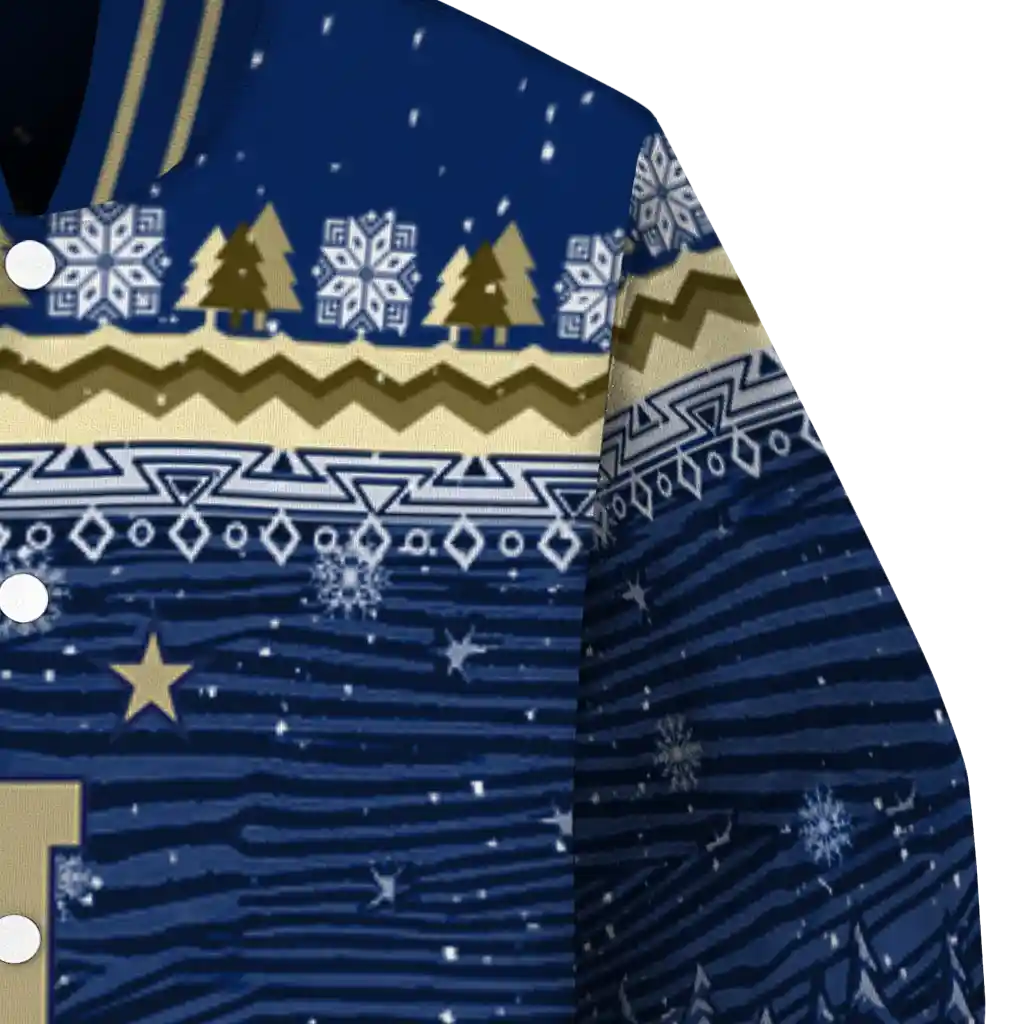 navy midshipmen snowy pines blue varsity jacket premium grade navy midshipmen snowy pines blue varsity jacket premium grade