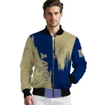 navy midshipmen urban mark blue bomber jacket best selling