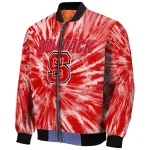 nc state wolfpack dynamic rings red bomber jacket best selling