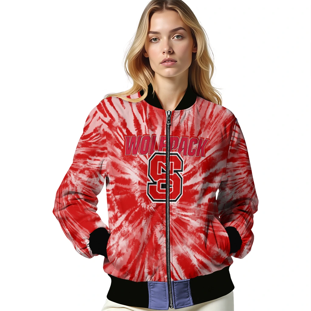 nc state wolfpack dynamic rings red bomber jacket latest model nc state wolfpack dynamic rings red bomber jacket latest model