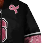nc state wolfpack pink ribbon black pink bomber jacket best selling
