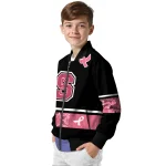 nc state wolfpack pink ribbon black pink bomber jacket best selling