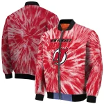new jersey devils dynamic rings red bomber jacket best selling