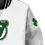 new jersey devils lucky clovers white green varsity jacket best selling