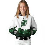 new jersey devils lucky clovers white green varsity jacket best selling