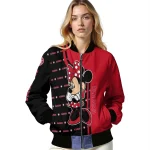 new jersey devils minnie mouse red bomber jacket best selling