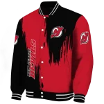 new jersey devils urban mark red varsity jacket best selling