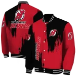 new jersey devils urban mark red varsity jacket best selling
