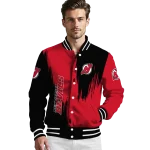 new jersey devils urban mark red varsity jacket best selling