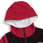 new mexico lobos grid streak red black windbreaker jacket best selling