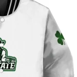 new mexico state aggies clovers pattern white green varsity jacket best selling