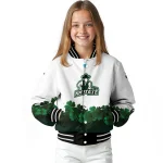 new mexico state aggies clovers pattern white green varsity jacket best selling