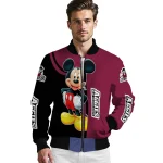 new mexico state aggies mickey mouse crimson bomber jacket best selling