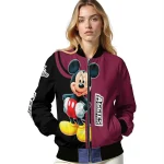 new mexico state aggies mickey mouse crimson bomber jacket best selling