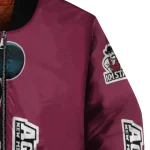 new mexico state aggies mickey mouse crimson bomber jacket best selling