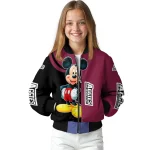 new mexico state aggies mickey mouse crimson bomber jacket best selling