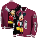 new mexico state aggies mickey mouse crimson varsity jacket best selling