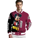 new mexico state aggies mickey mouse crimson varsity jacket best selling