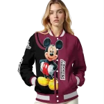 new mexico state aggies mickey mouse crimson varsity jacket best selling