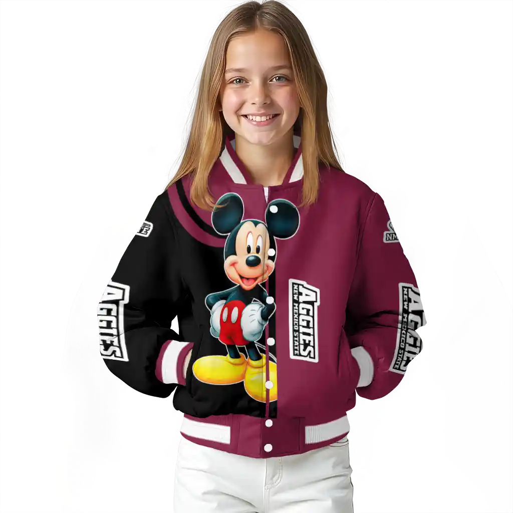 new mexico state aggies mickey mouse crimson varsity jacket top rated new mexico state aggies mickey mouse crimson varsity jacket top rated