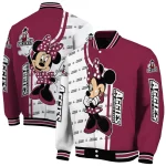 new mexico state aggies minnie mouse crimson varsity jacket best selling