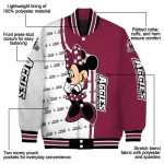 new mexico state aggies minnie mouse crimson varsity jacket best selling