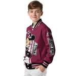 new mexico state aggies minnie mouse crimson varsity jacket best selling